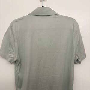 Reiss - Mercerised Cotton Jersey Cuban Collar Shirt